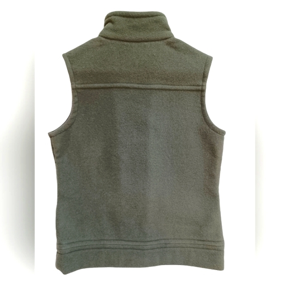 Woolrich Women's Olive Green Wool Vest Women's Size Small - Picture 13 of 14